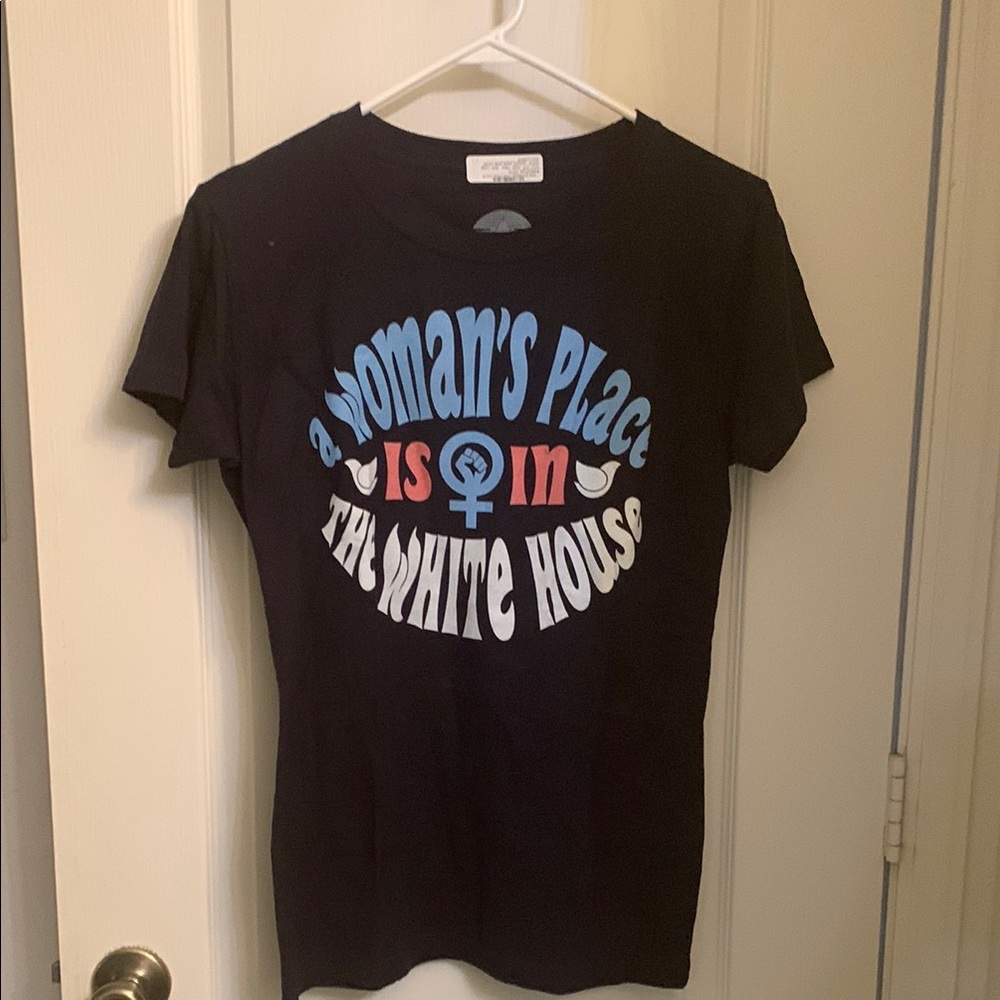 Black Graphic Tee - A Woman's Place